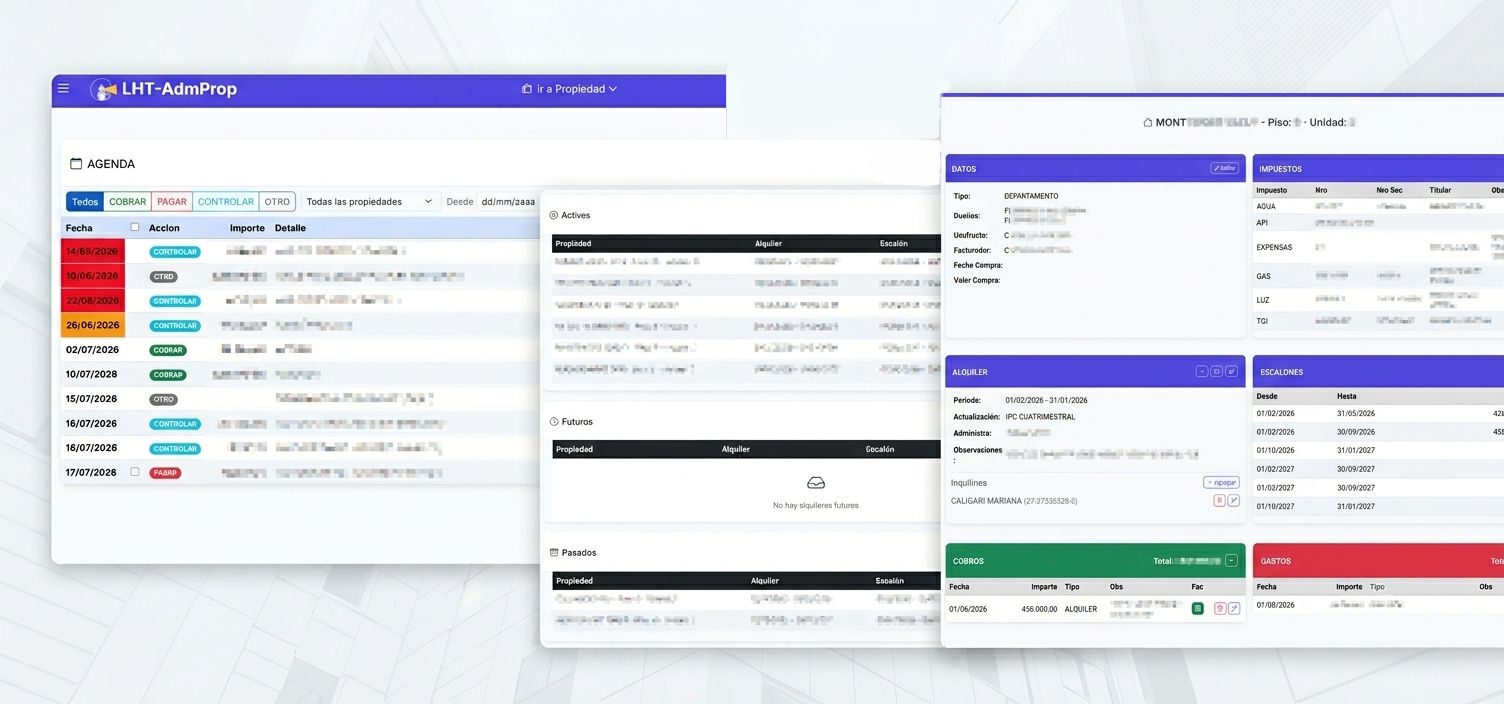 Aplicación web para la administración integral de inmuebles