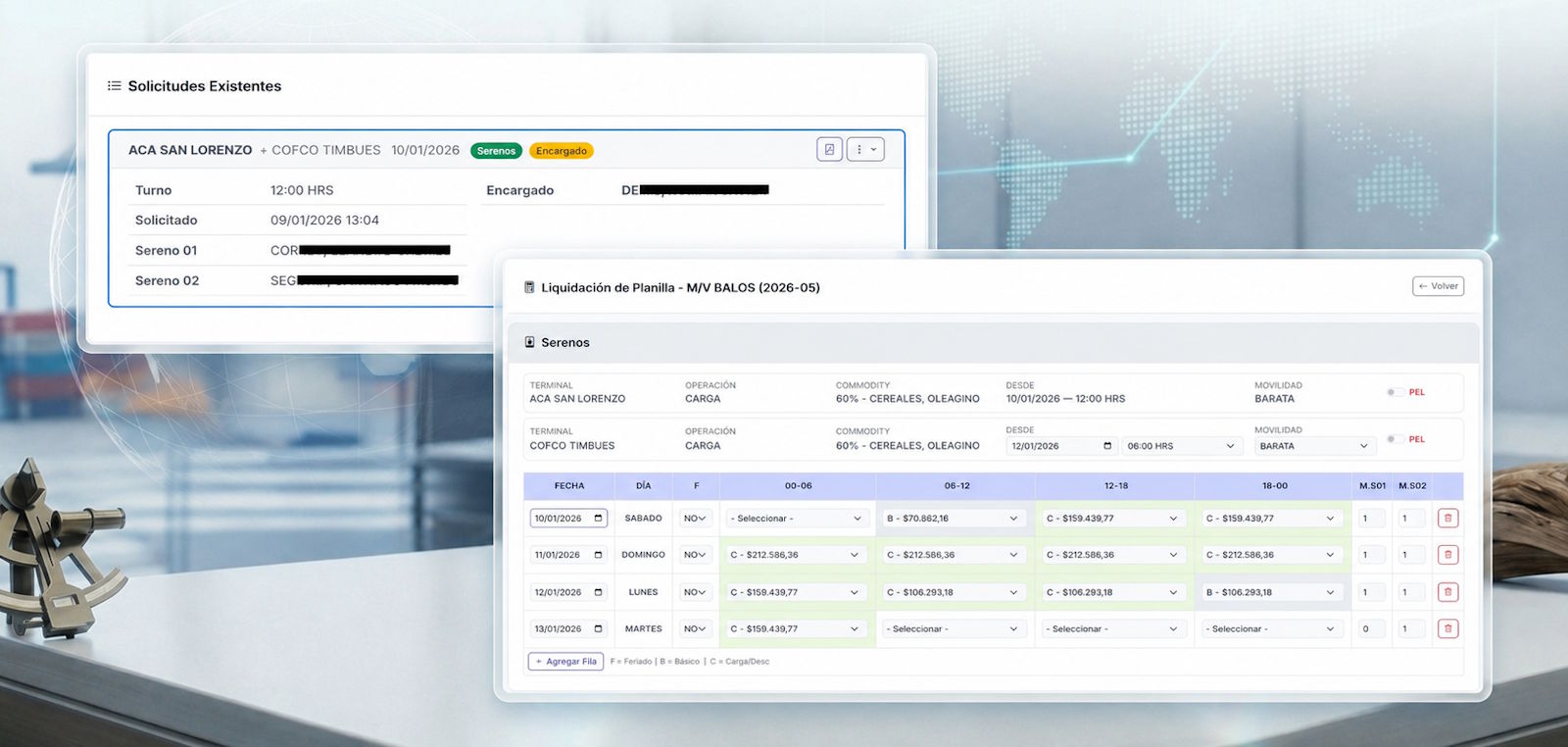 Liquidación de personal eventual: planilla y recibos en un click